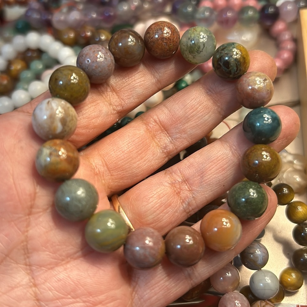 Beautiful ocean jasper bracelet